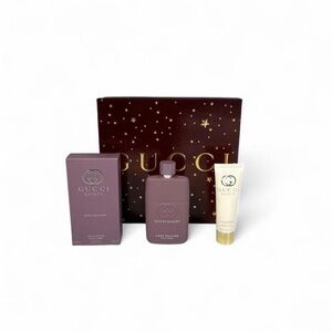 NWT Gucci Guilty, Love edition perfume/lotion Beauty Gift Box with Gold Stars
